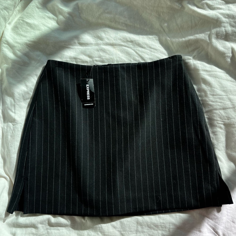 Pinstripe Mini Skirt